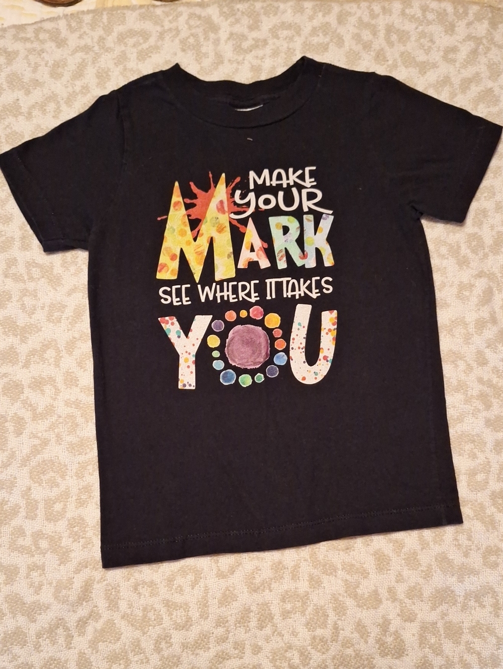 Make Your Mark Black Kids Graphic Tee